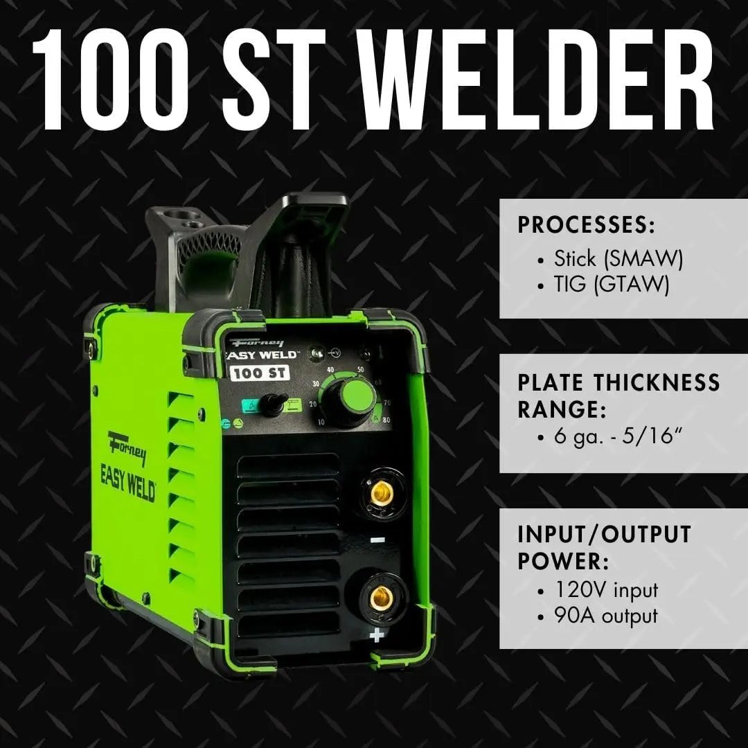 Easy Weld 100ST, 90 Amp, 120 volt staaf-/Tig-lasapparaat