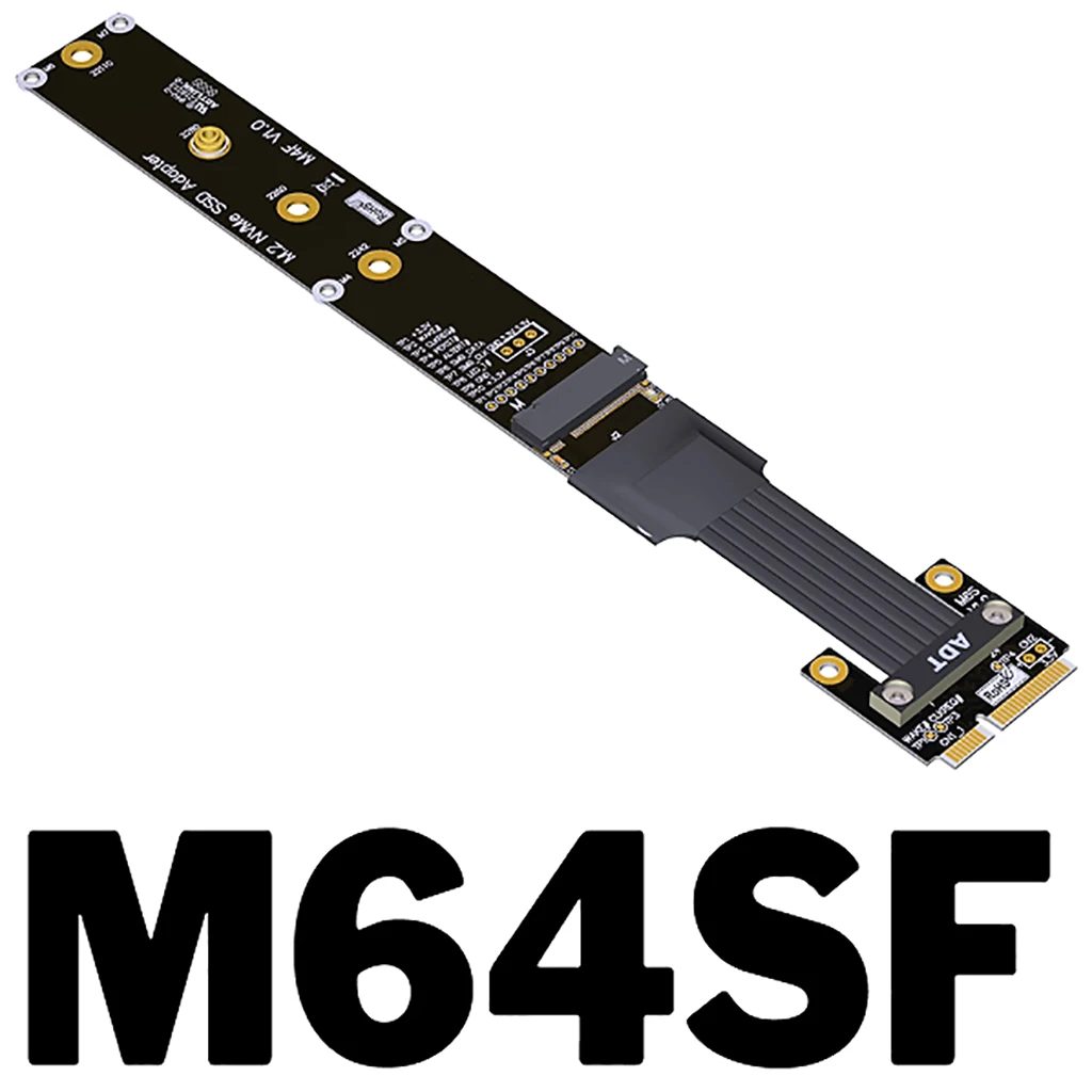 Mini-pcie mPCIe to M.2 SSD Extension Cable PCIe 4.0x1 Wireless Network Card Adapter Cable for M.2 NVME 2242 2260 2280 22110 SSD