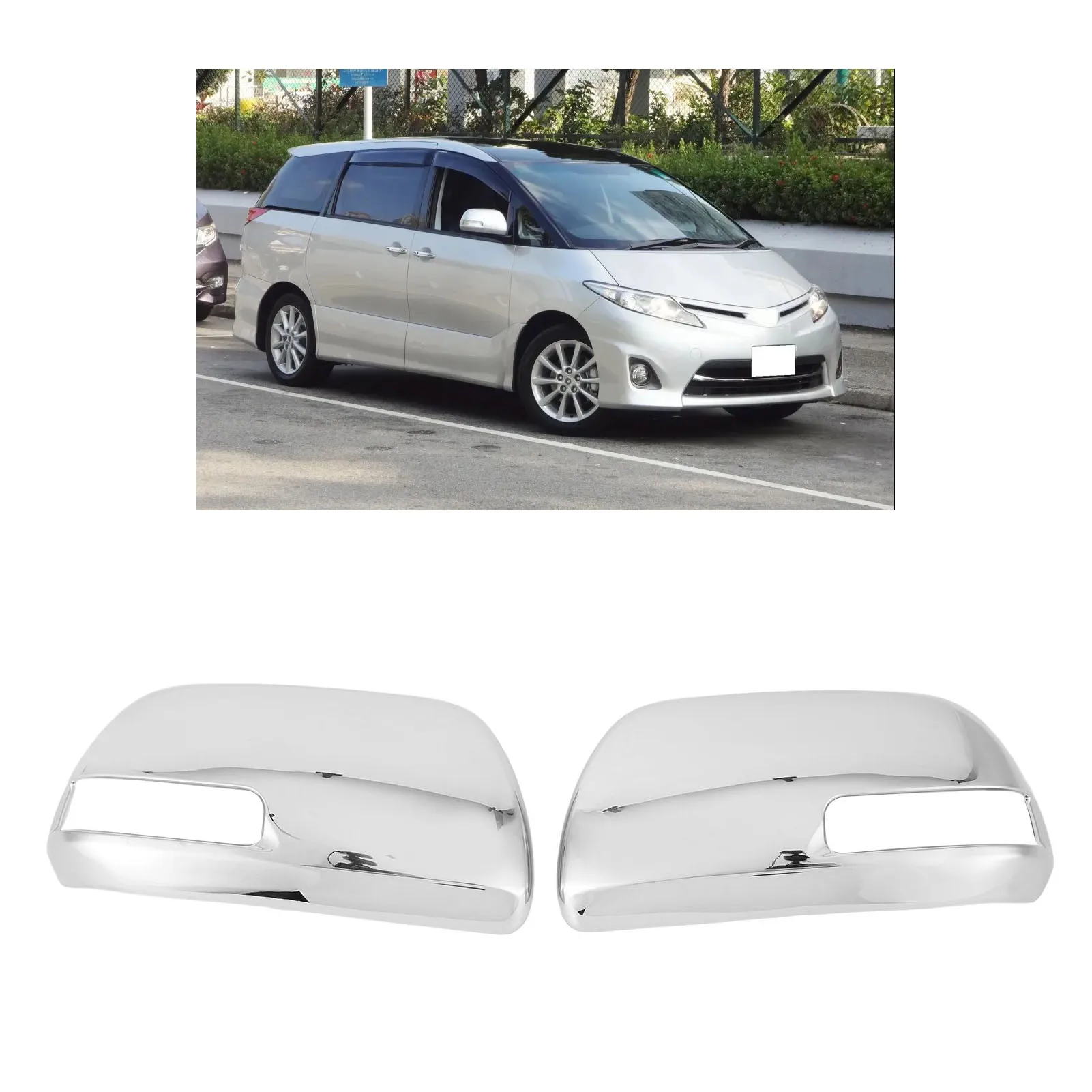 

Пара гальванических зеркал, сменная крышка зеркала заднего вида для ESTIMA ACR50 NOAH VOXY ALPHARD VELLFIRE