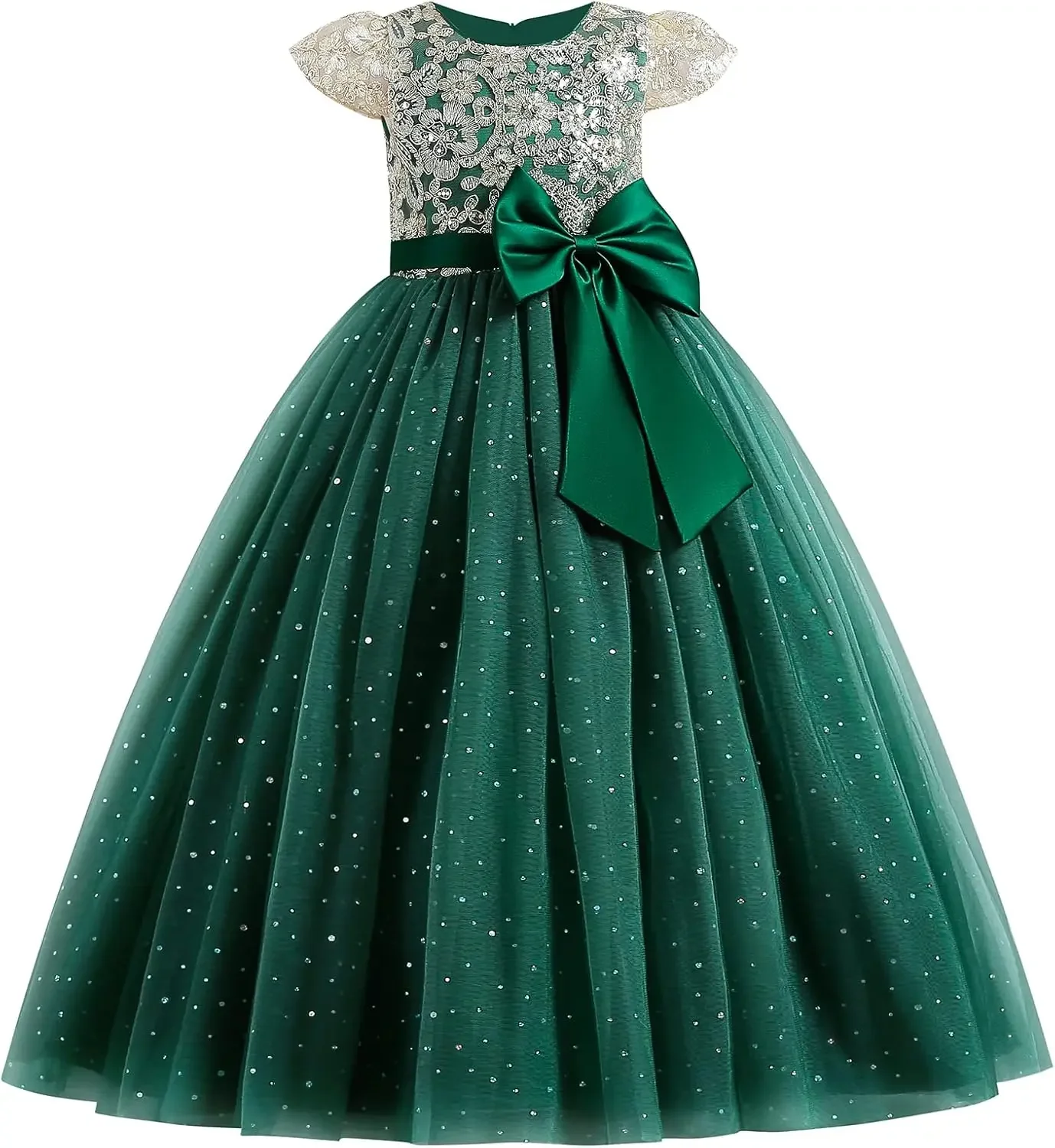 Vestidos de tule dama de honra casamento comunhão festa de aniversário pageant maxi vestido de baile para crianças vestido da menina de flor princesa inchado