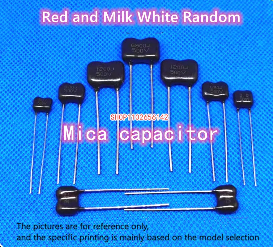 5PCS 500V 1P-1000PF mica capacitor 15PF 20P 22PF 33PF 47P 51PF 68P 75PF 100P 150PF 200P 220PF 300pf 330P 470PF 510P 680PF CMDM5%