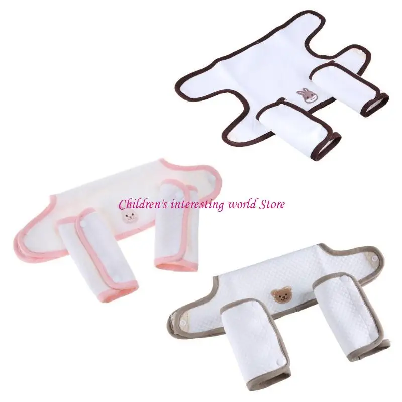 

3Pcs Baby Bibs for Toddler Cotton Feeding Cloth Newborn Cartoon Saliva Towel 425F