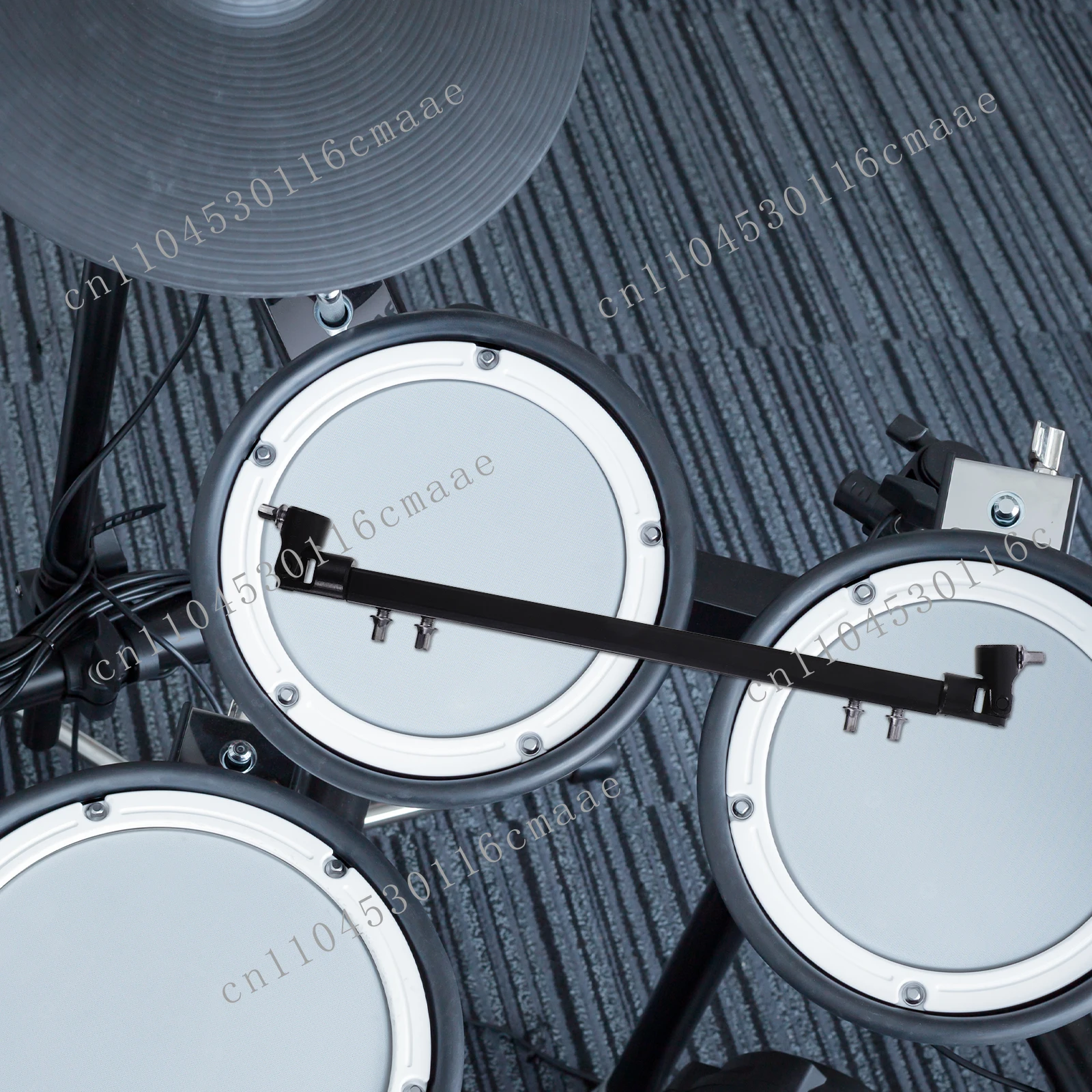 New Universal Drum Connecting Rod Dual Axis Iron Structure Adjustable Bottom Drum Connector, Suitable for Jazz Drums