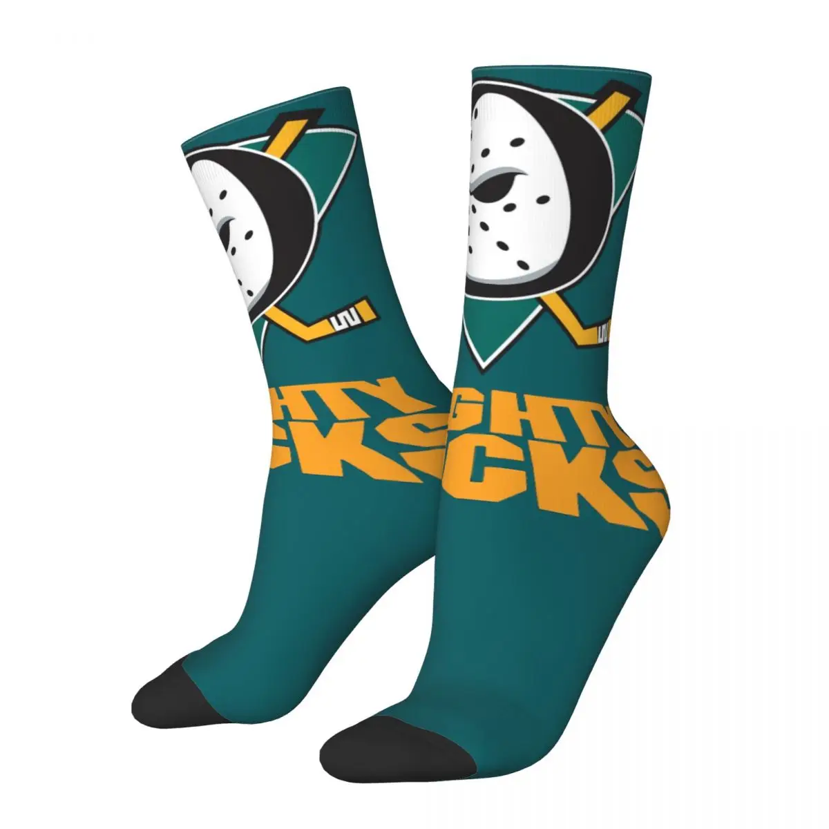 

Mighty Ducks Hockey Unisex Socks Warm 3D Print Happy Socks Street Style Crazy Sock