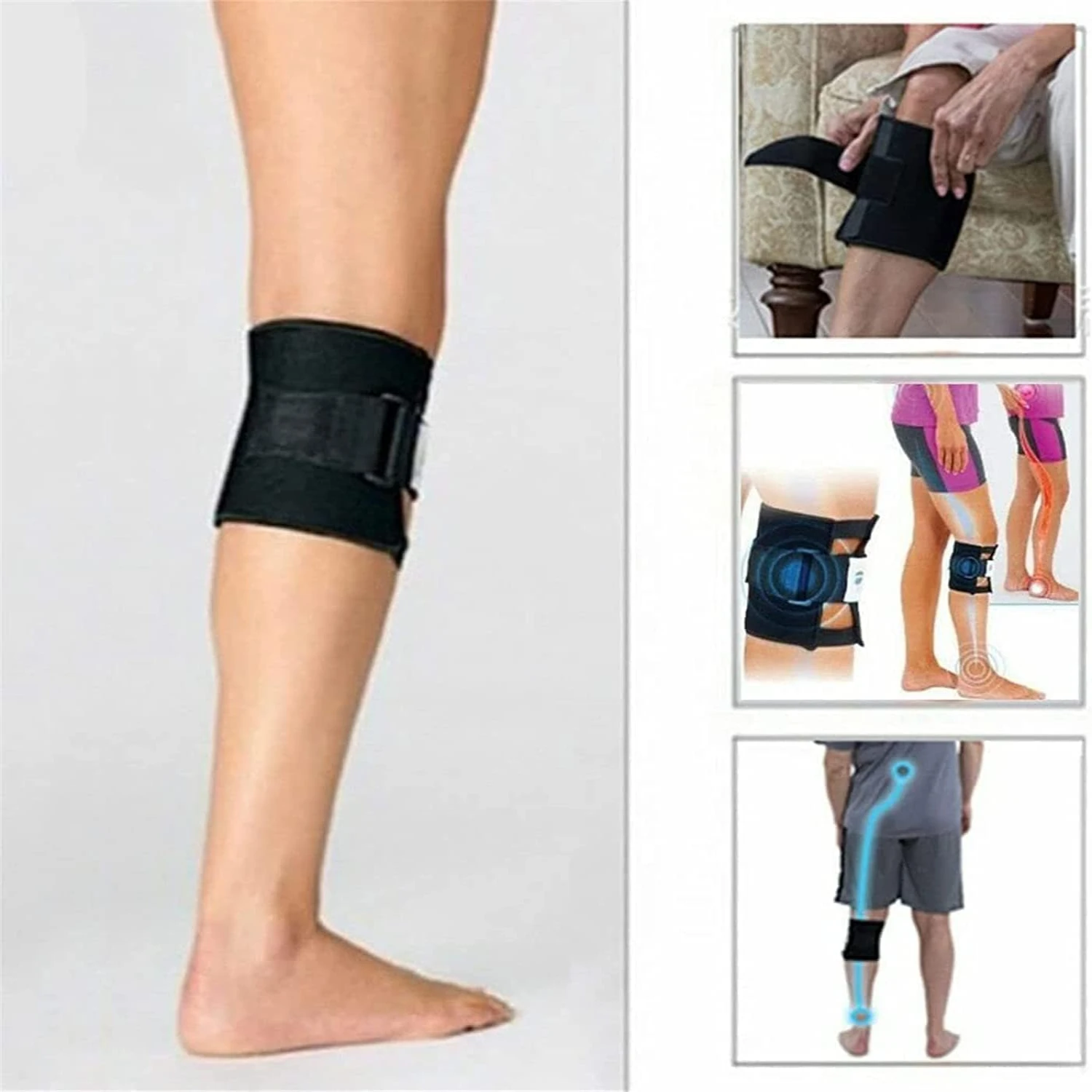 Comfortable and Innovative Magnetic Therapy Leg Brace for Effective Relief from Sciatica - Supportive and Fast Recovery Solution