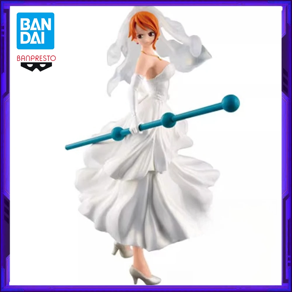 

В наличии Bandai Original Banpresto ONE PIECE SC Nami аниме фигурка модель игрушки