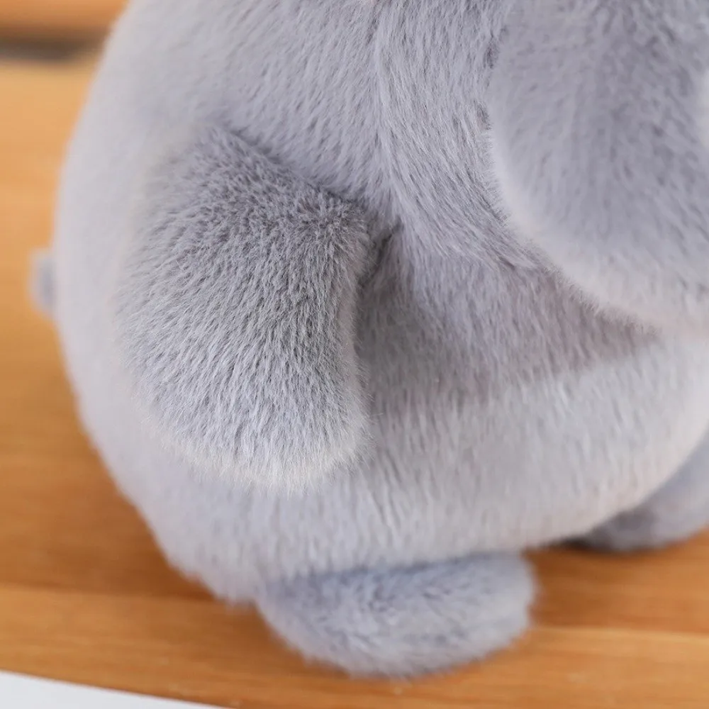 ตุ๊กตาฮิปโปนุ่มนิ่มน่ากอด ขนาด 12/22/35 ซม. สีเทา ของขวัญตุ๊กตาฮิปโป