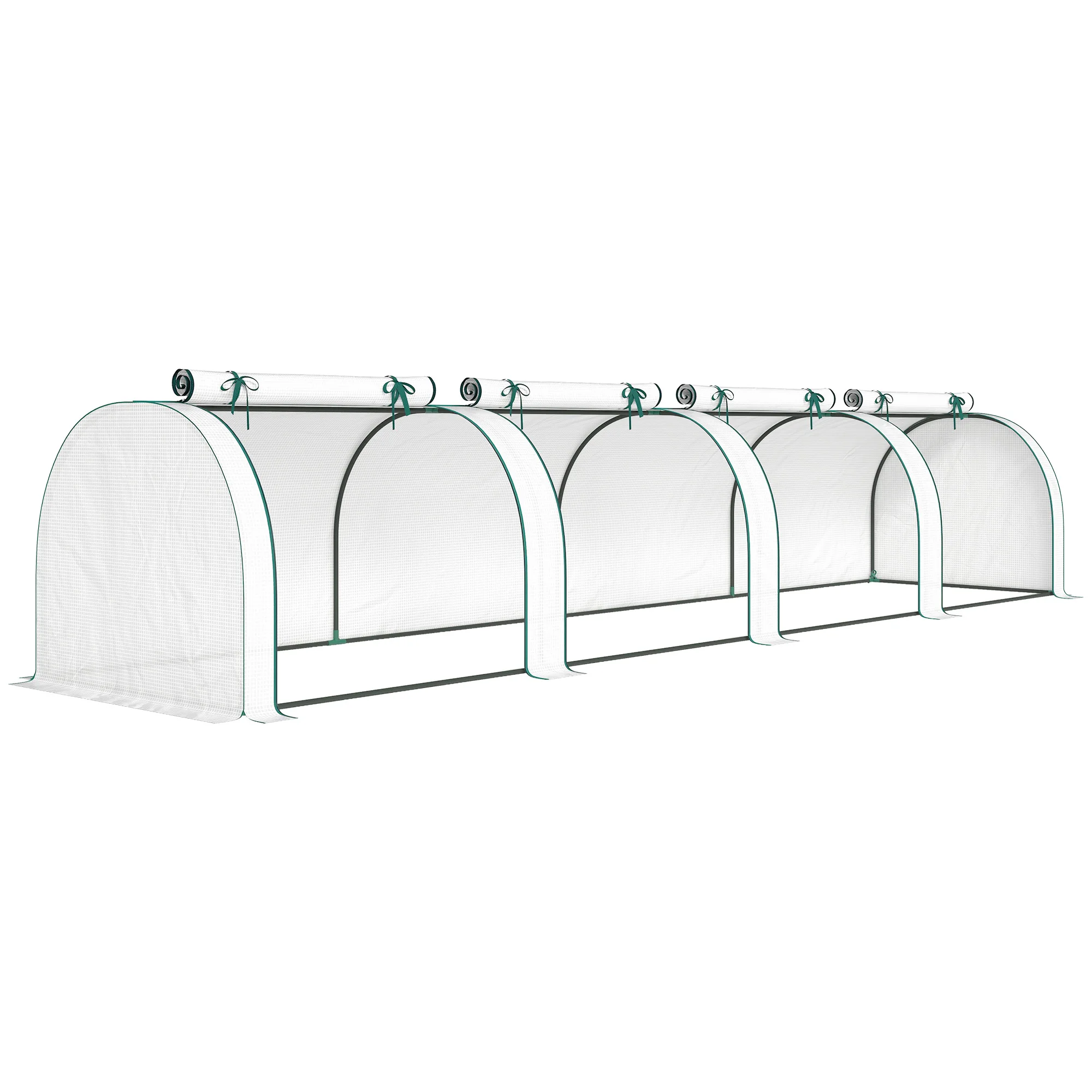 Mini Greenhouse, Portable Greenhouse with 4 Roll-Up Doors