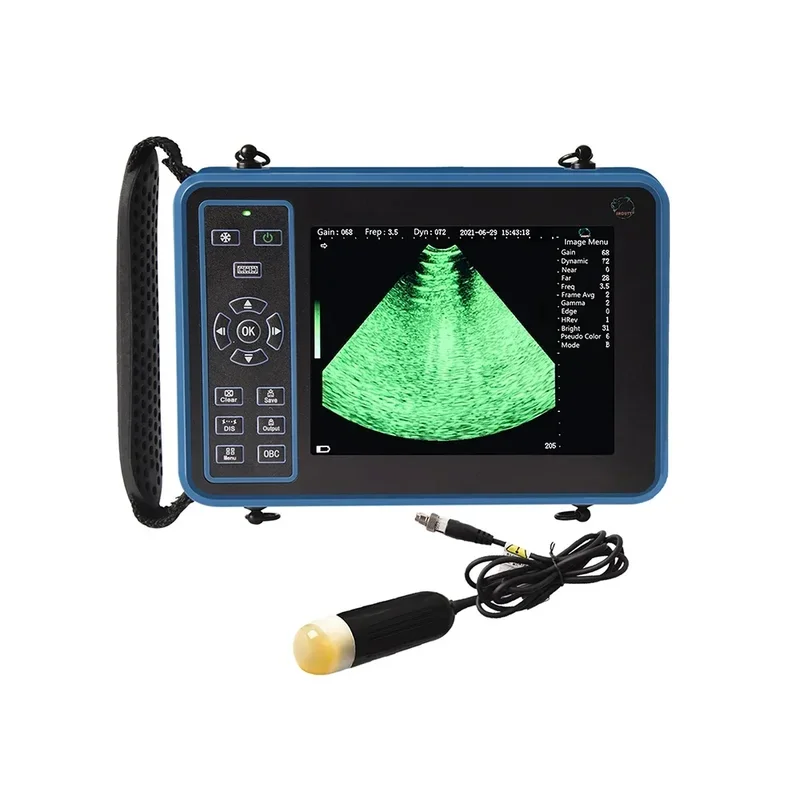 Portable Animals Ultrasound Veterinary Machine Fat Handheld Scanner For Equine Cow Camels Goat Dog Cat