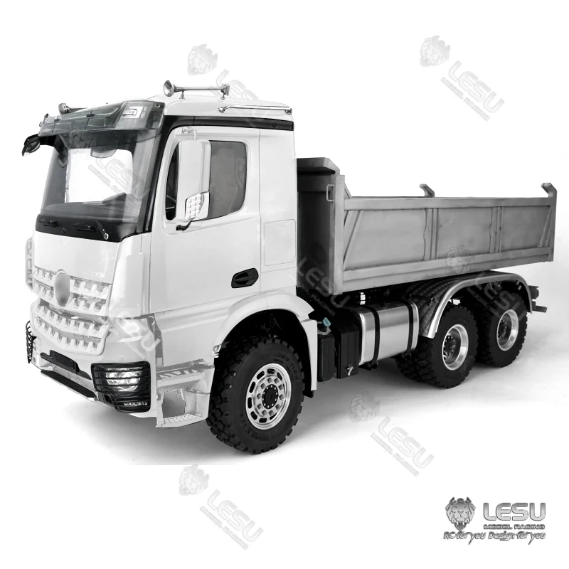 

LESU Kabolite 1/14 RC Hydraulic Dumper 3348 Remote Control Cabin 6X6 Tipper Truck Model KIT Shift Servo Boys Toys Gift THZH1215