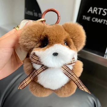 봉제 곰 인형 펜던트, 귀여운 미니 곰 인형, 부드러운 키체인 펜던트 장난감 