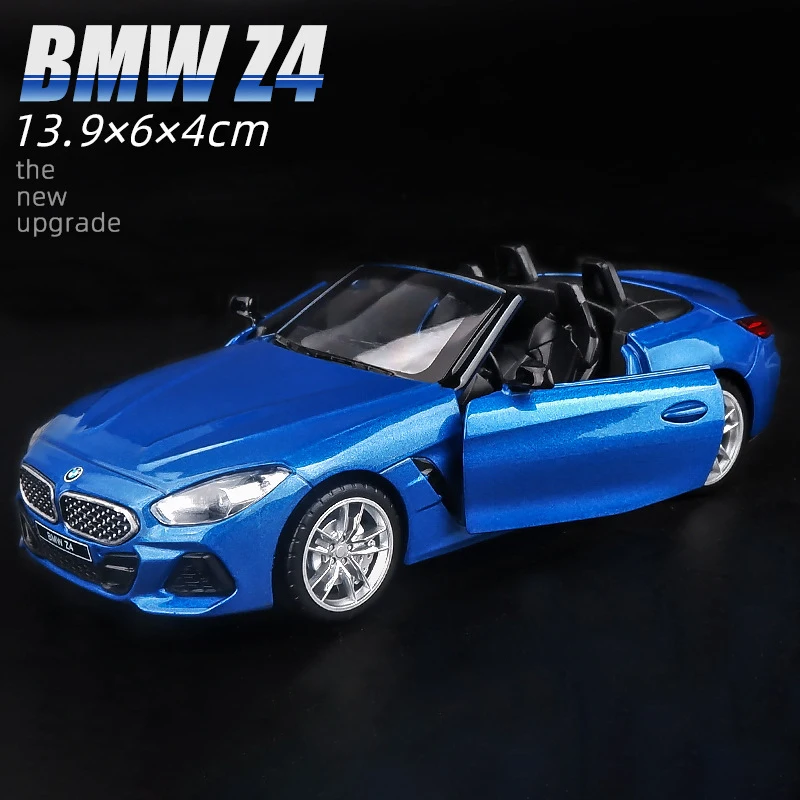 1:32 BMW Z4 M40i Sports Version Free Wheeling High Light Sport Racing Car Model Toy Diecast Metal Alloy Miniature Replica F100