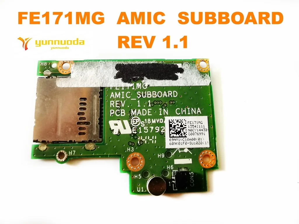 Original for ASUS FE171MG SUB board  FE171MG  AMIC  SUBBOARD  REV 1.1  tested good free shipping