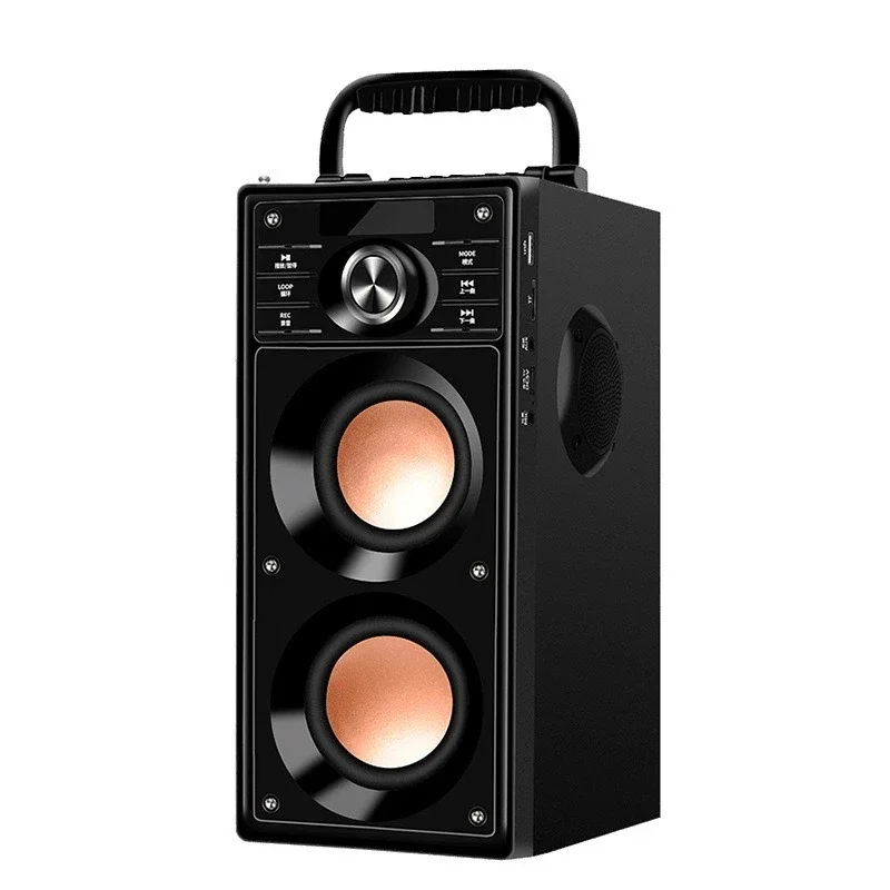 

Bluetooth speaker, high sound quality and high volume outdoor 3D surround home subwoofer k song square dance player speaker T