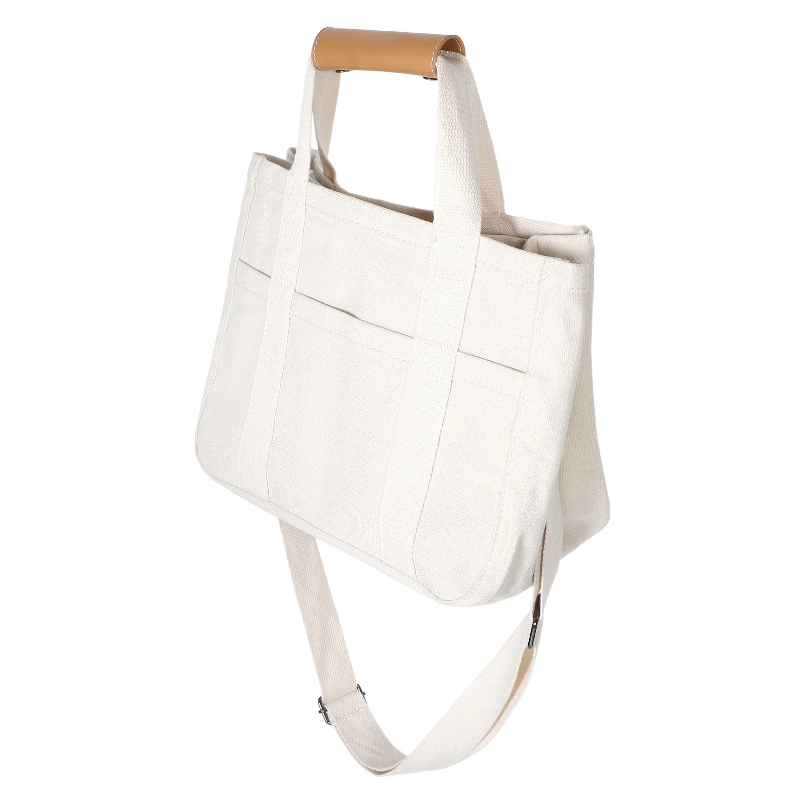 

Холщовая большая сумка для новой мамы, многофункциональная портативная большая парусиновая сумка через плечо для мамы, сумка-органайзер, сумка