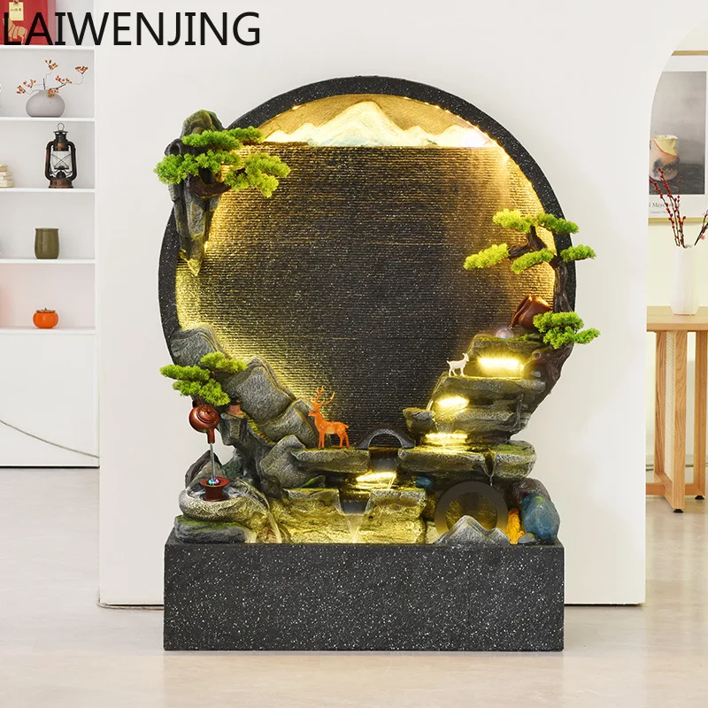 

MJY Rockery Water Fountain Ornament Villa Garden Courtyard Water Curtain Wall Landscape