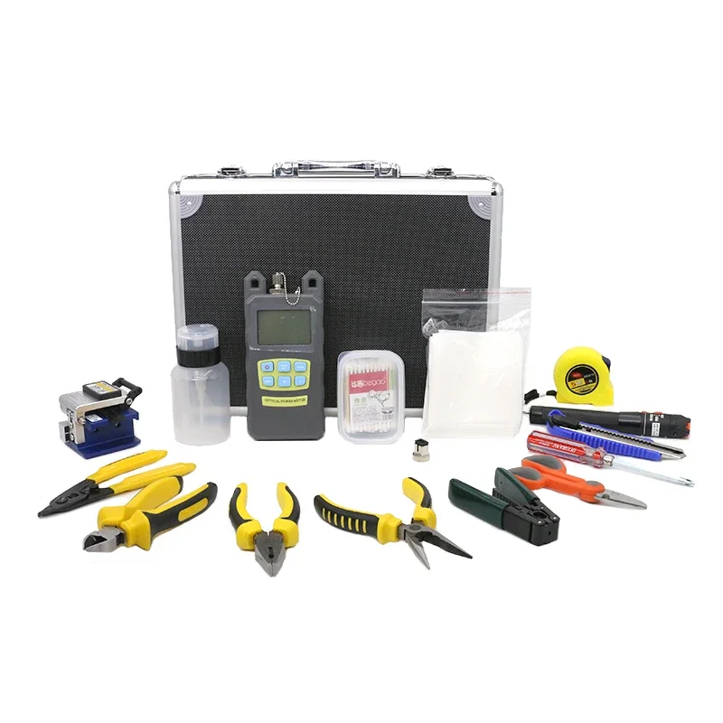 MT-8401 سعر المصنع مجموعة أدوات ربط كابلات الألياف الضوئية مع مجموعة أدوات تقشير كابل الألياف الضوئية #3