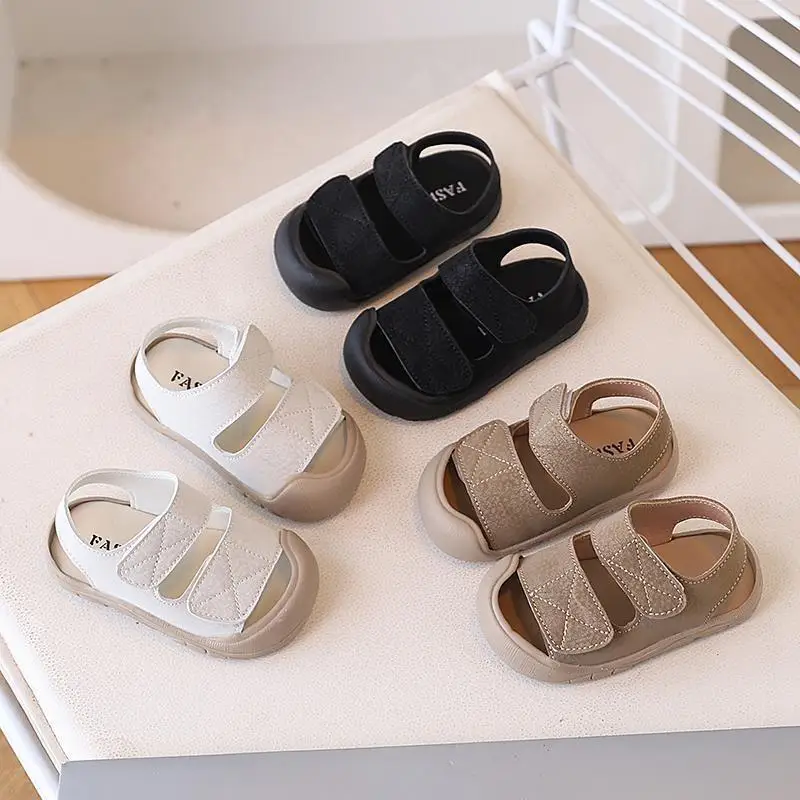 

Kawaii Casual Shoe Childrens Shoes Baby Walking Sandals Soft Sole for Baby Girls and Boys Beach Bumper Simple Protective Toe New