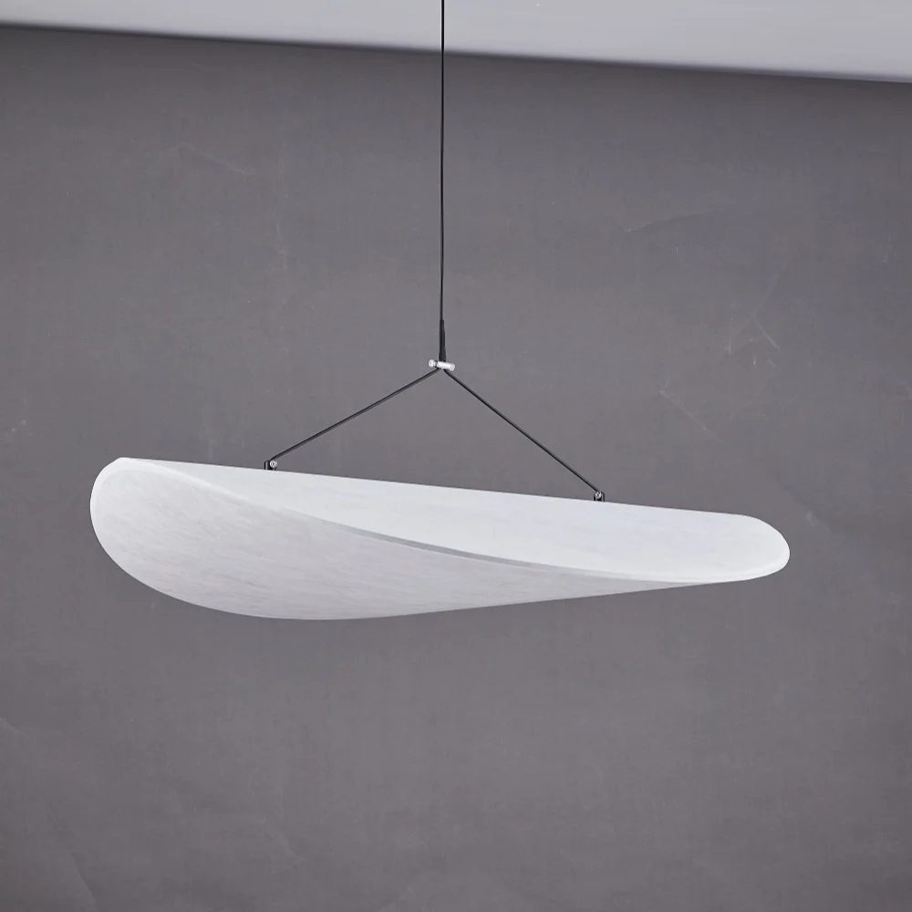 Nordic Tense Chandelier LED Ceiling Chandelier for Living Room Home Decor Handmade Silk LED Pendant Hanging Lamp
