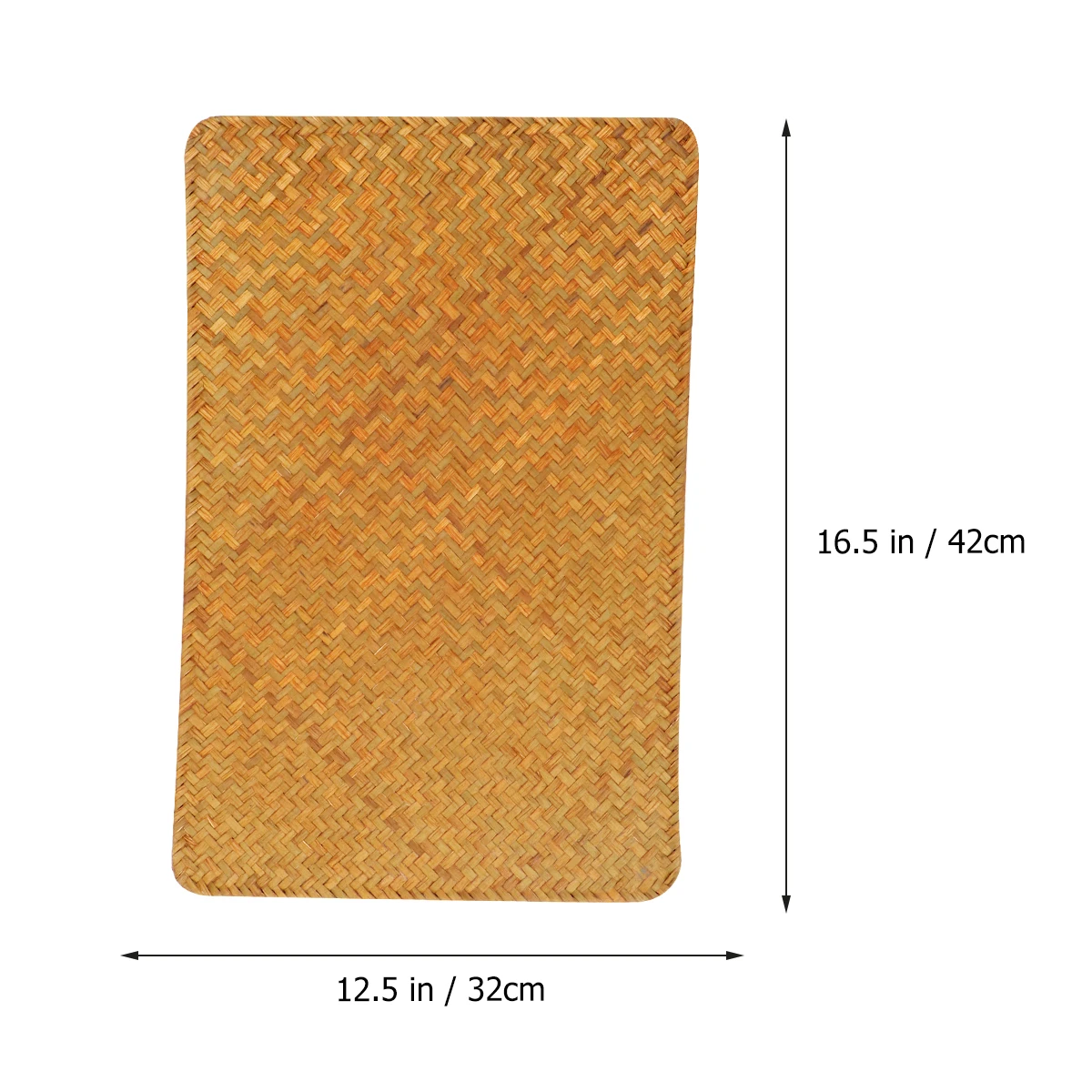 

Woven Home Kitchen Table Coasters Heat Resistant Mat Woven Table Placemat For Plate Cup Decoration Light Orange