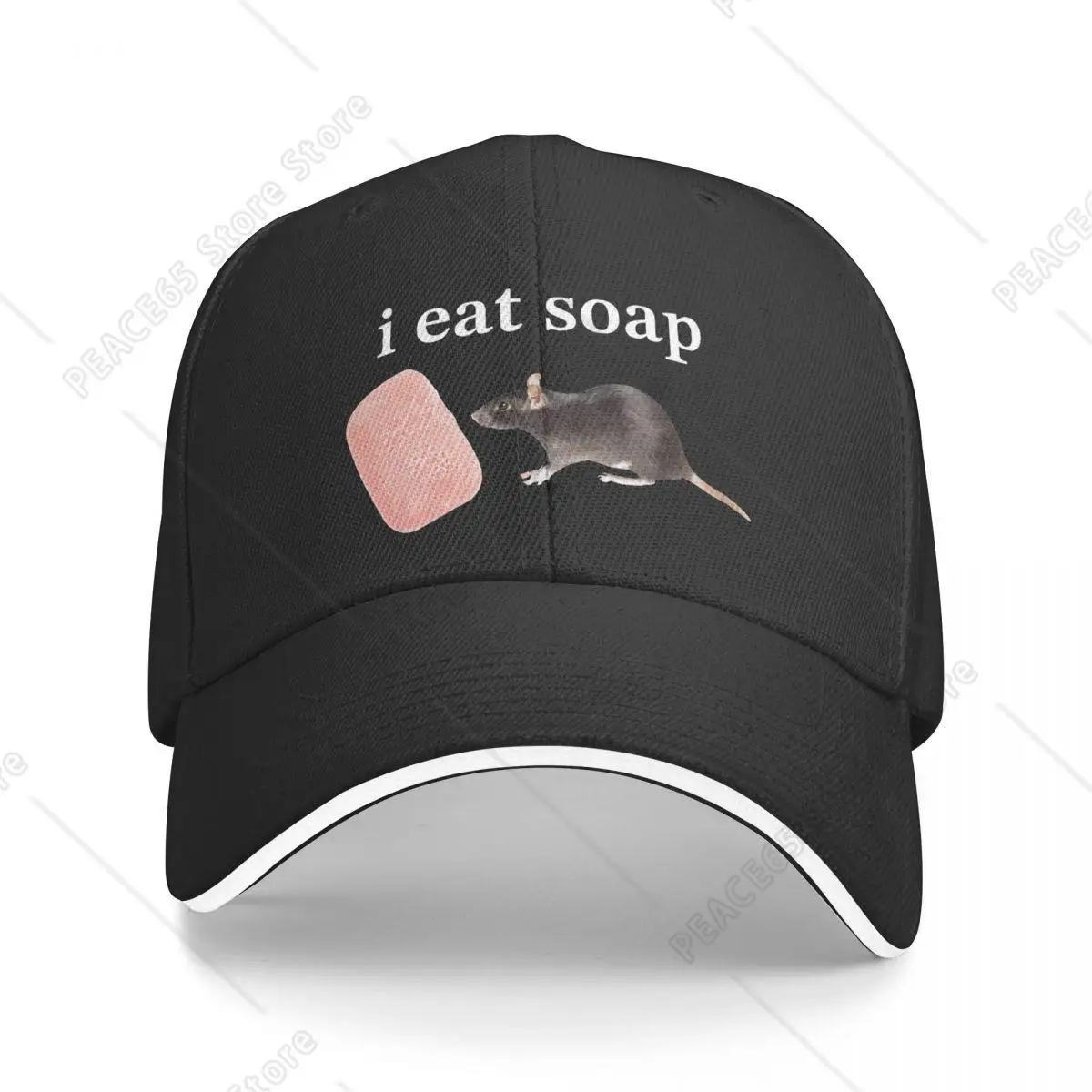 

I Eat Soap Rat Funny Meme Baseball Caps Activities Snapback Hat Unisex Hats One Size Hip Hop Baseball Cap New Outdoor Sunshade