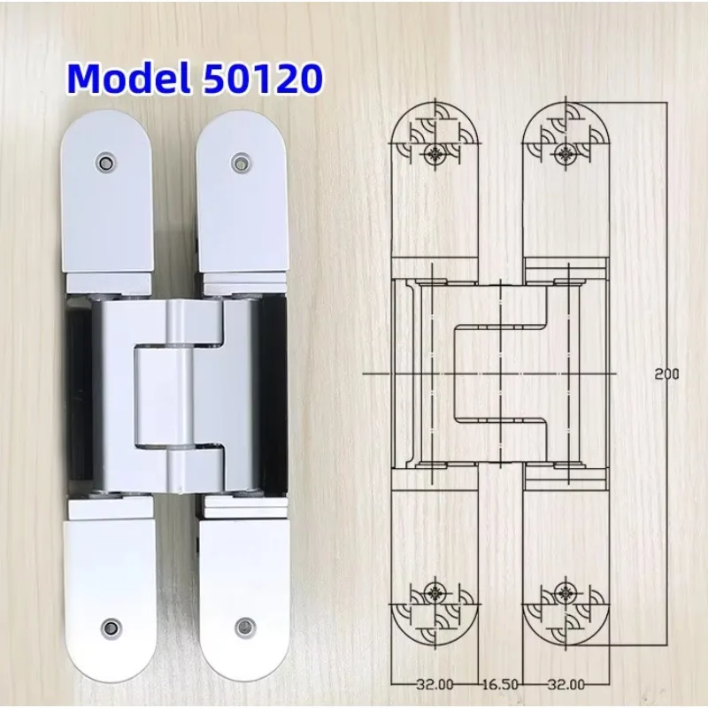 

Wholesale Adjustable 3D Invisible Heavy Duty Simonswerk Hinge Concealed Hinge Zinc Alloy Hidden Hinge for Gate 120KG Swing Door