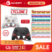 Gamesir Cyclone 2 Pro Nintendo Switch Wireless Gaming Controller RGB Gamepad for Switch PC Android Ios New MAG-RES TMR Joysticks