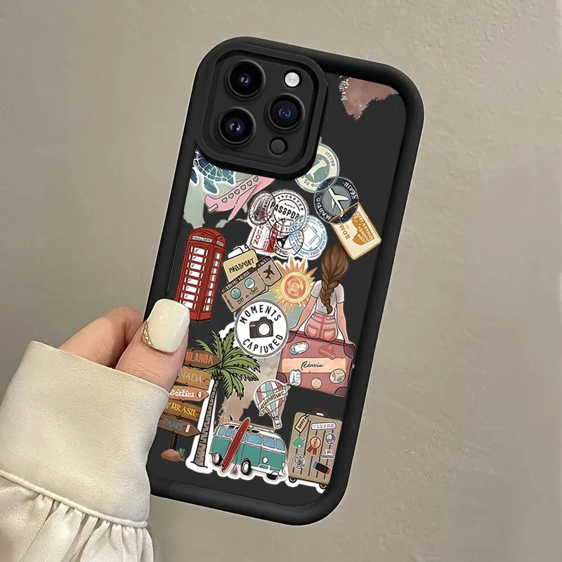Reise-Flugzeug-Print Hängegurt Weiche Handyhülle für Samsung Galaxy Note 20 S24 S25 S26 Plus S24 S23 FE S23 S24 S25 Ultra A56 Cover – Detail 6