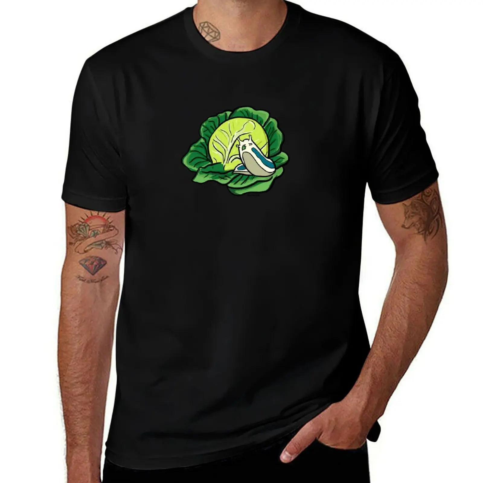 The Hungry Hungry Slug T-Shirt Daily Wear Plain Short Sleeve Shirt T-Shirt