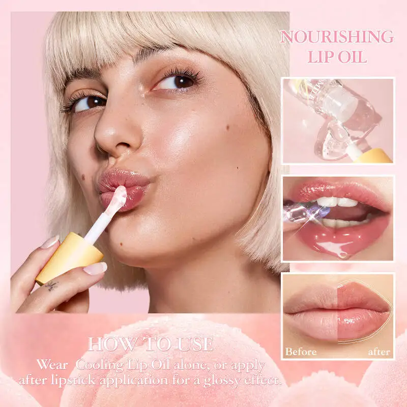 MLSMILE オイルセット 保湿＆栄養 フルーツフレーバー 透明感のあるぷっくりリップグロス 4個セット 2025年新商品