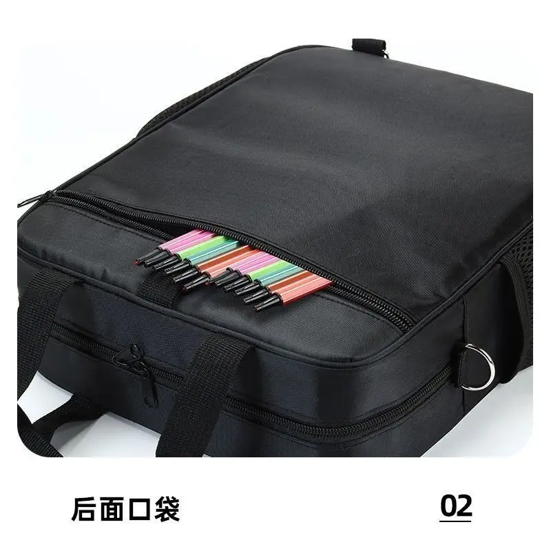Mingchao Multifunctional Portable Handbag Book For Primary And Secondary School Students Tutoring Class Crossbody Bag Ani
