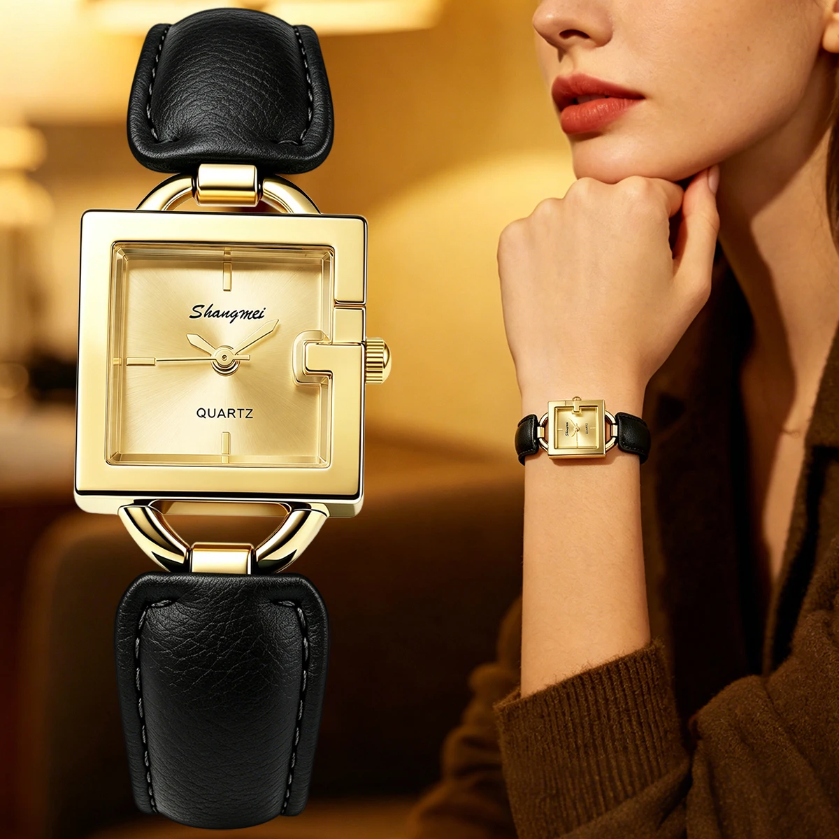 Ladies Fashion Causal Business Simple Alloy Women Quartz Watches Anniversary Gift