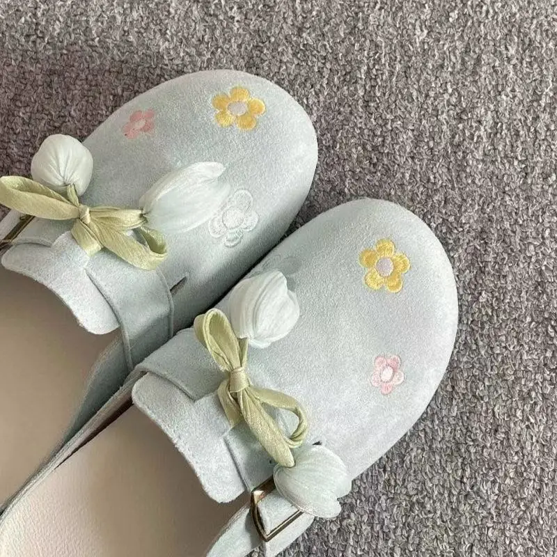 Versatile Women's 2026 New Style Slip on Closed Toe Mule Sandals Summer Lazy Shoes Match Dress - view 5