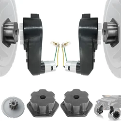 2PCS 6V 12V 24V Children Ride on Car Electric Vehicle Metal Steel Gear High Speed Motor Gearbox Engine Reducer Connector Coupler