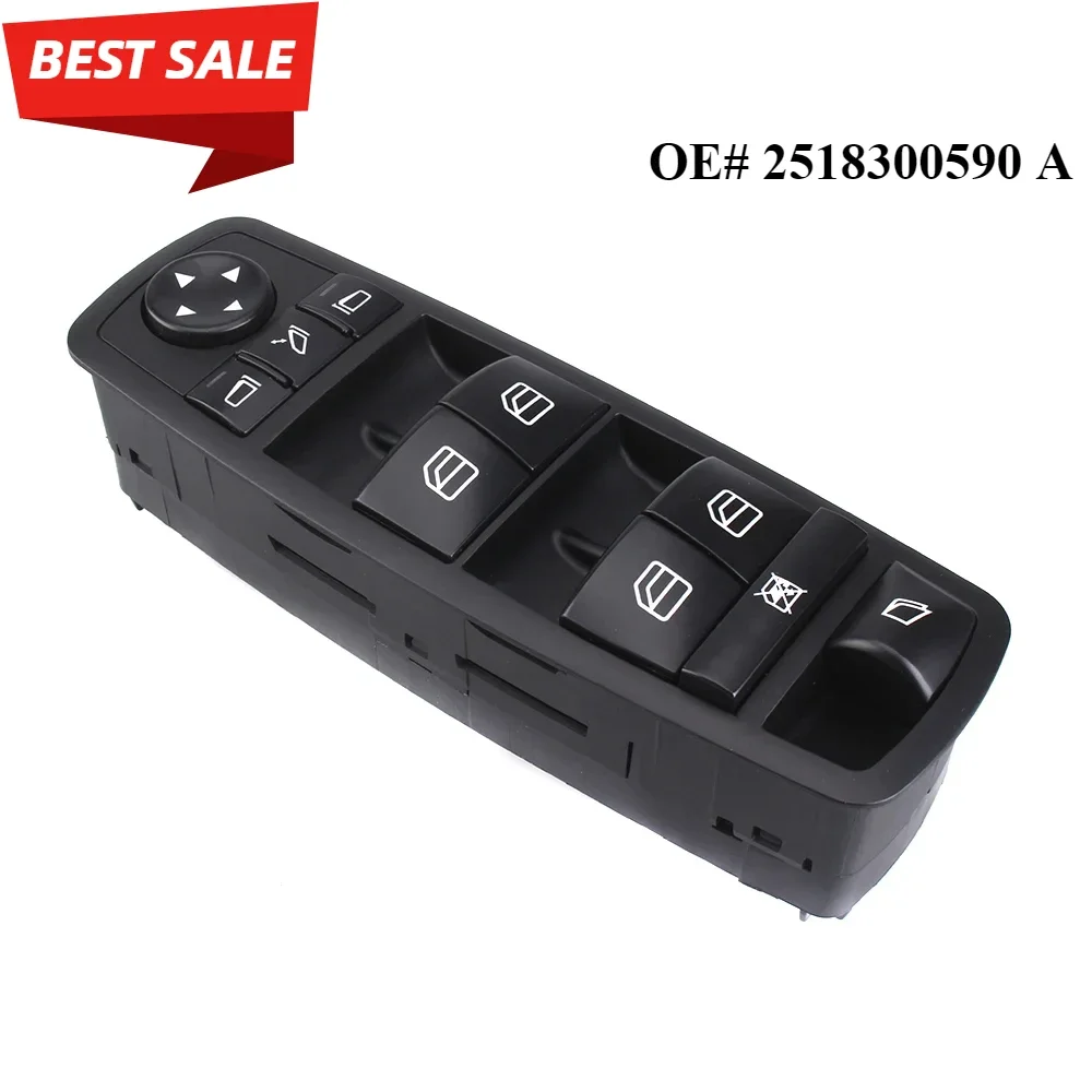 

New Driver Side Power Window Master Switch For Mercedes Benz GL R Class ML350 W251 X164 2518300590 A 251 830 05 90 A2518300590