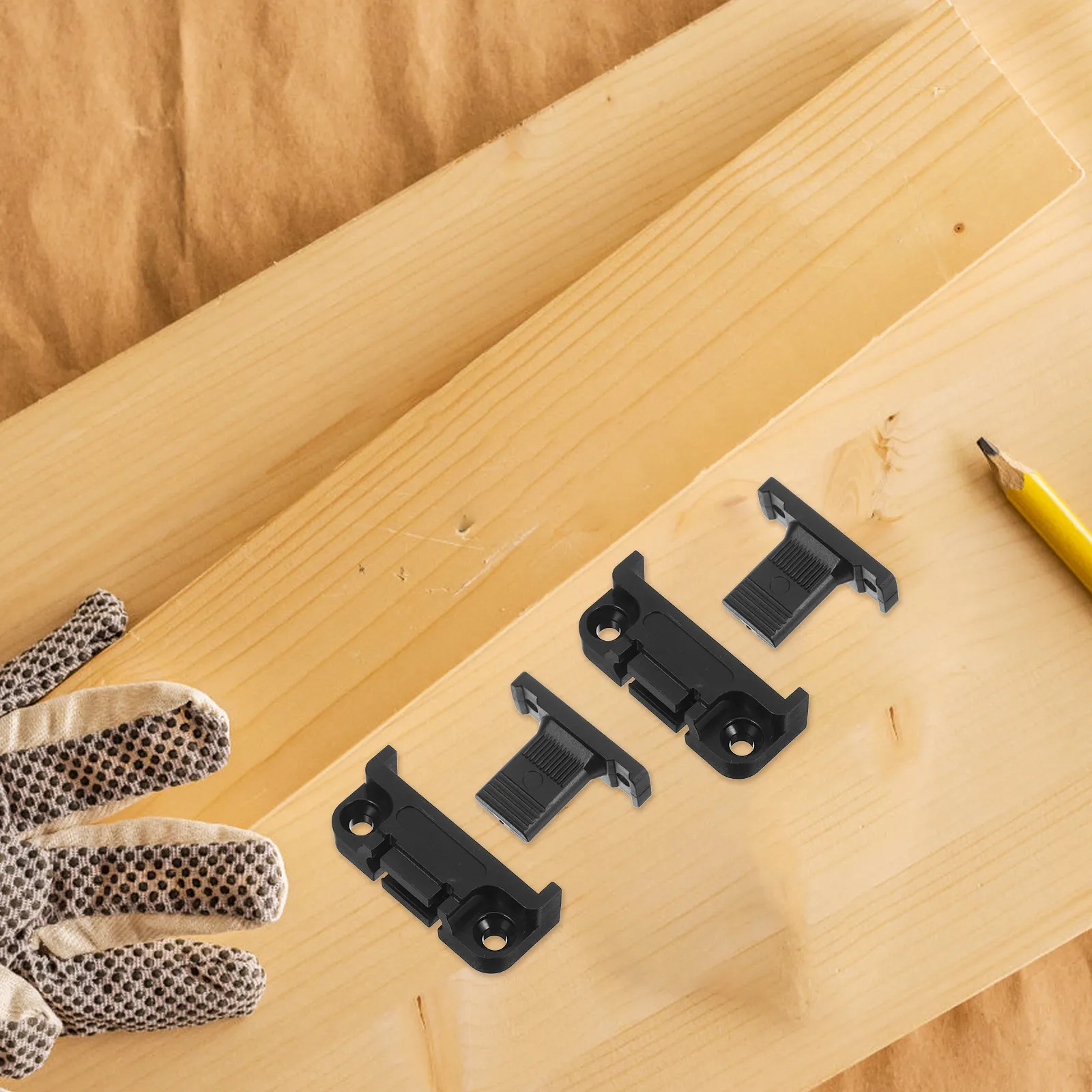 10Pcs Easy Install Plastic Corner Connector Bracket Heavy Duty Angle Bracket for Wood Panels Roman Columns Shelves Cabinets