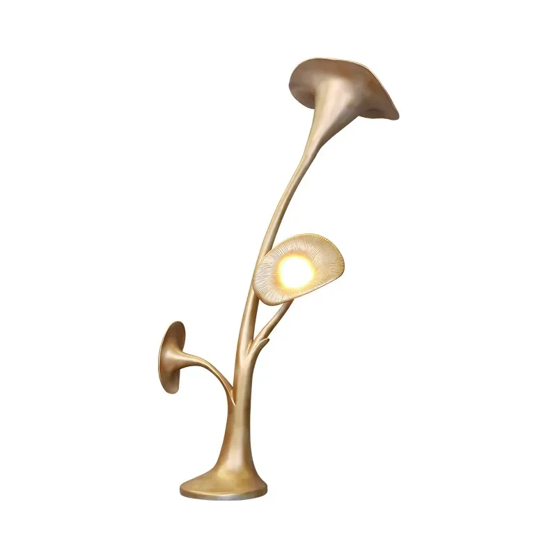 Figure sculpture decorative ornaments, entrance floor lamps, ambient lights