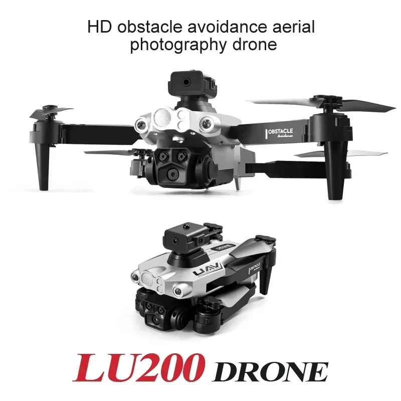 LU200 Optical Flow Drone High-definition Aerial Photography Folding Four Axis Aircraft Four Way Obstacle Avoidance Helicopter