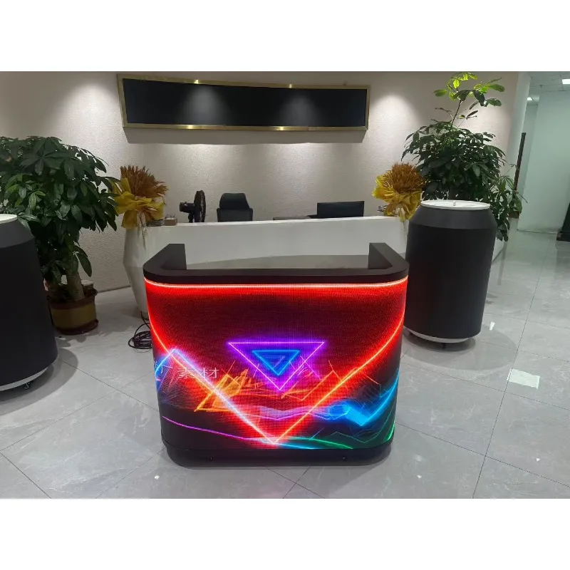 P1.86 Indoor Full Color LED Booth High Resolution Stage Screen Animation SDK Support OEM Video Wall for Night Club Concert