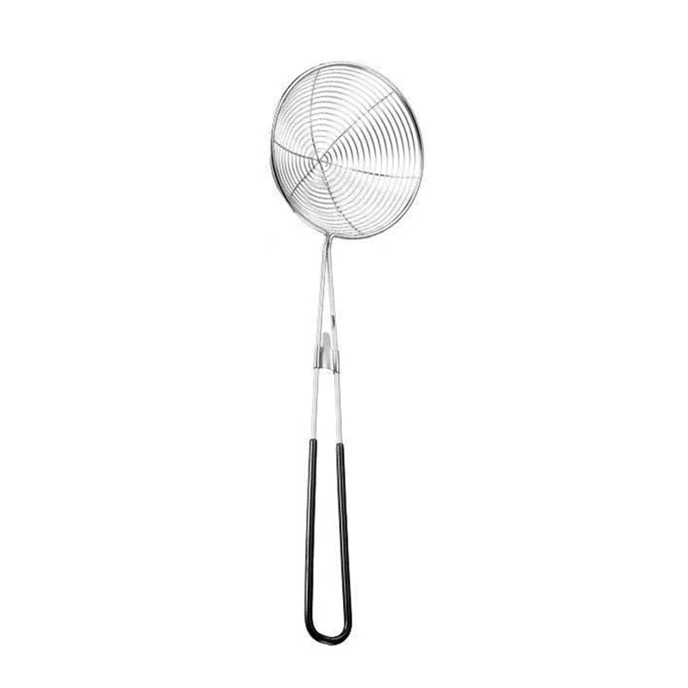 A36T - Cucharas coladoras de acero inoxidable para hot pot, espumadera de malla, cuchara coladora asiática, cuchara coladora de perlas