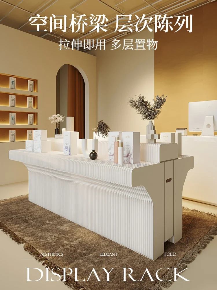 Display Cabinet Product Showcase Storage Rack Exhibition Art Creative Table Setting