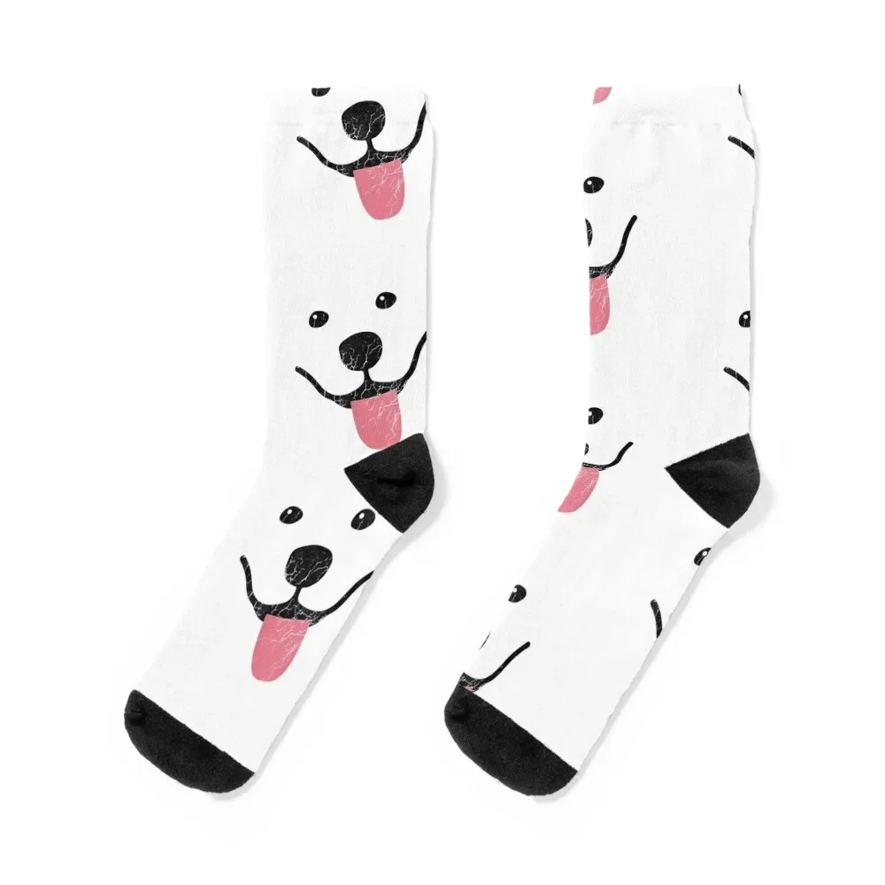 

Funny Samoyed Socks soccer anti-slip sheer summer christmas gifts Men's Socks Women's