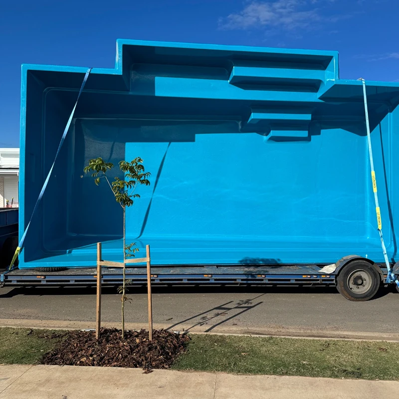 Home House Custom Factory Inground Fiberglass Prefabricated Swimming Pool Supplies Large Big Swim Spa Pool Outdoor