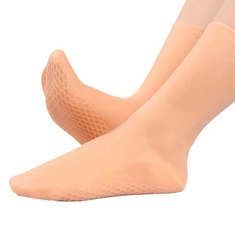 SEBS Silicone Silicone Moisturizing Socks Moisturizing Anti Cracking Anti Cracking Socks For Foot Protection Small/Large Skin