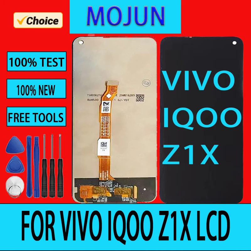 LCD Display For VIVO IQOO Z1X LCD Display Touch Screen Digitizer Assembly For VIVO IQOO Z1 Z1X LCD Screen Replacement