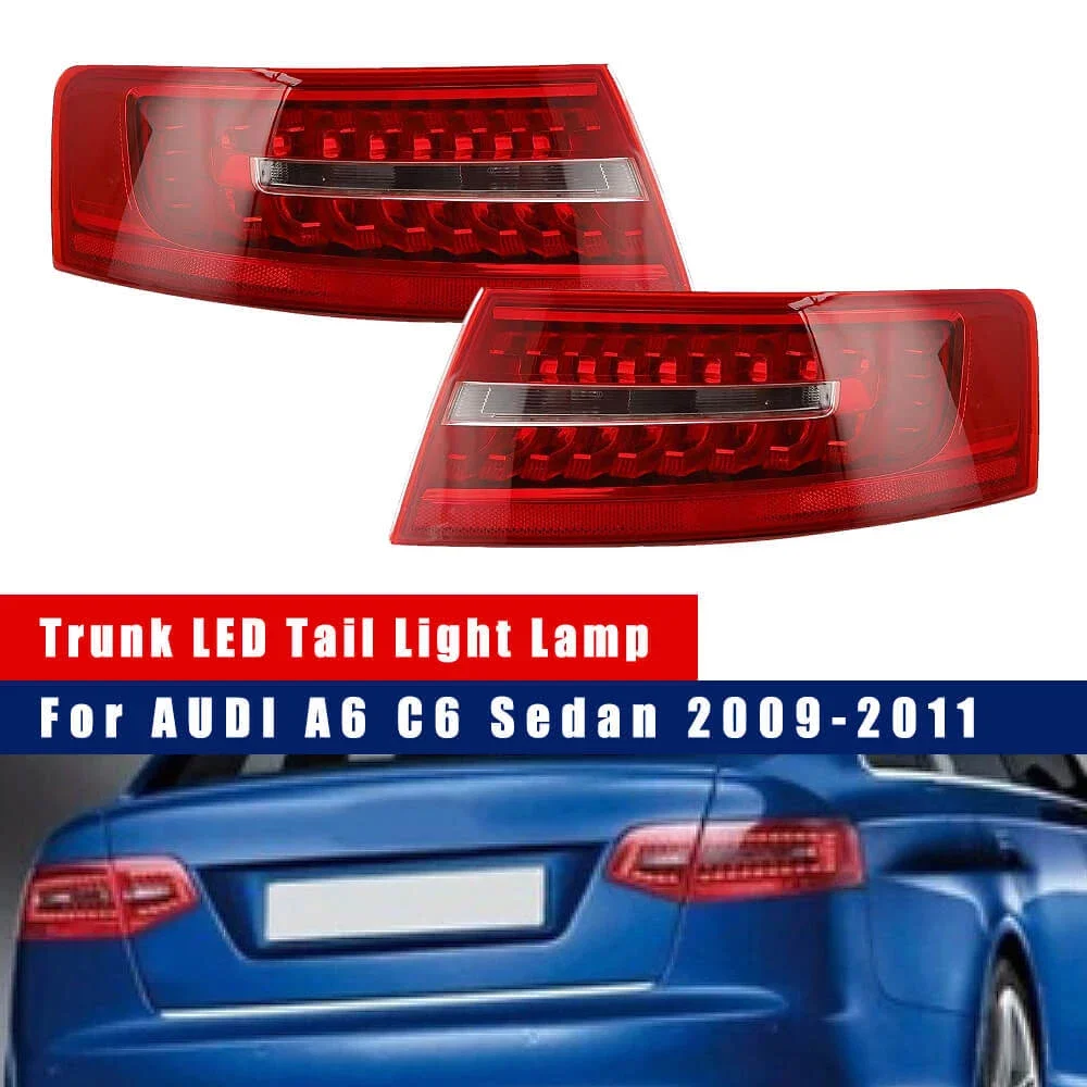 

4FD945095B Rear LED Outer Tail Light Sturn Signal Stop Lamp Car Brake Light Assembly For AUDI A6 S6 RS6 C6 Sedan 2009-2011