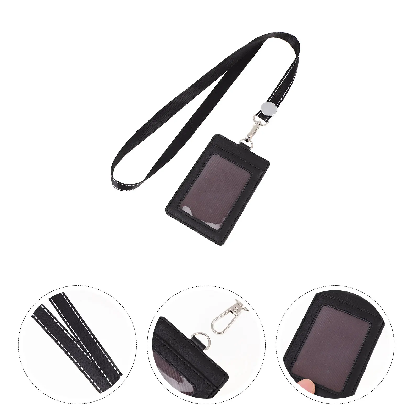

ID Card Holder Access Protective Case Protector Cover Cards Sleeve Student Security Protectors Sleeves