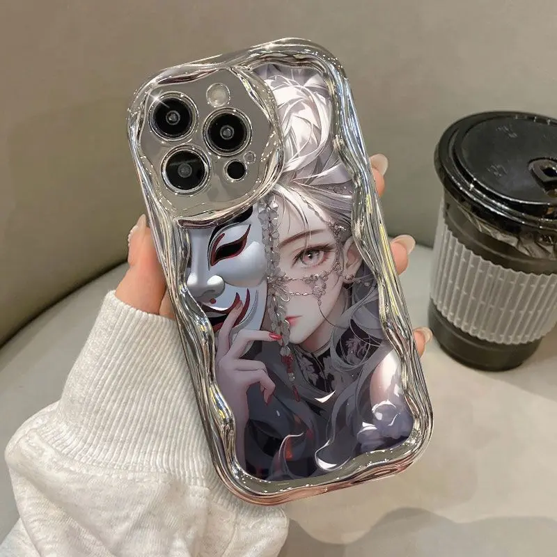 Anime girl Phone Case For Samsung Galaxy A55 A35 A25 A15 A54 A24 A33 A34 A73 5G A32 A51 A52 A53 A71 A72 A30 A50soft