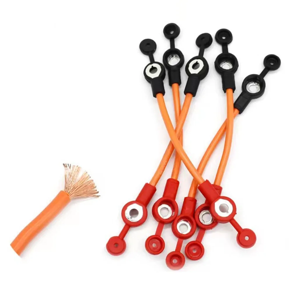 6Pcs Ebike Battery Cable Electric Bicycle Ebike Battery Cable Copper Flexible Car Battery Cable Bicycle Trainers Accessories - Image 4