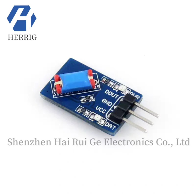 

Micro Snow Vibration Sensor Module Tilt Sensor Vibration Switch Alarm Compatible with Arduino